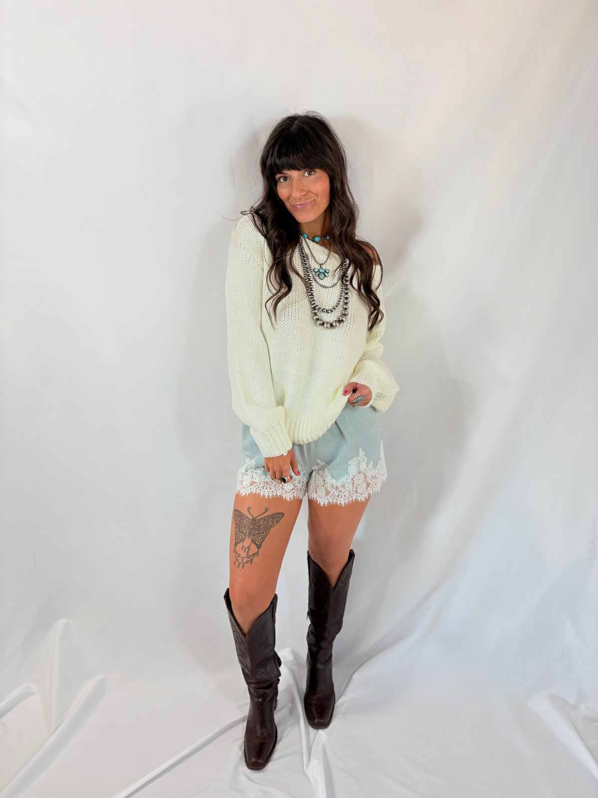 Lovely in Lace Shorts