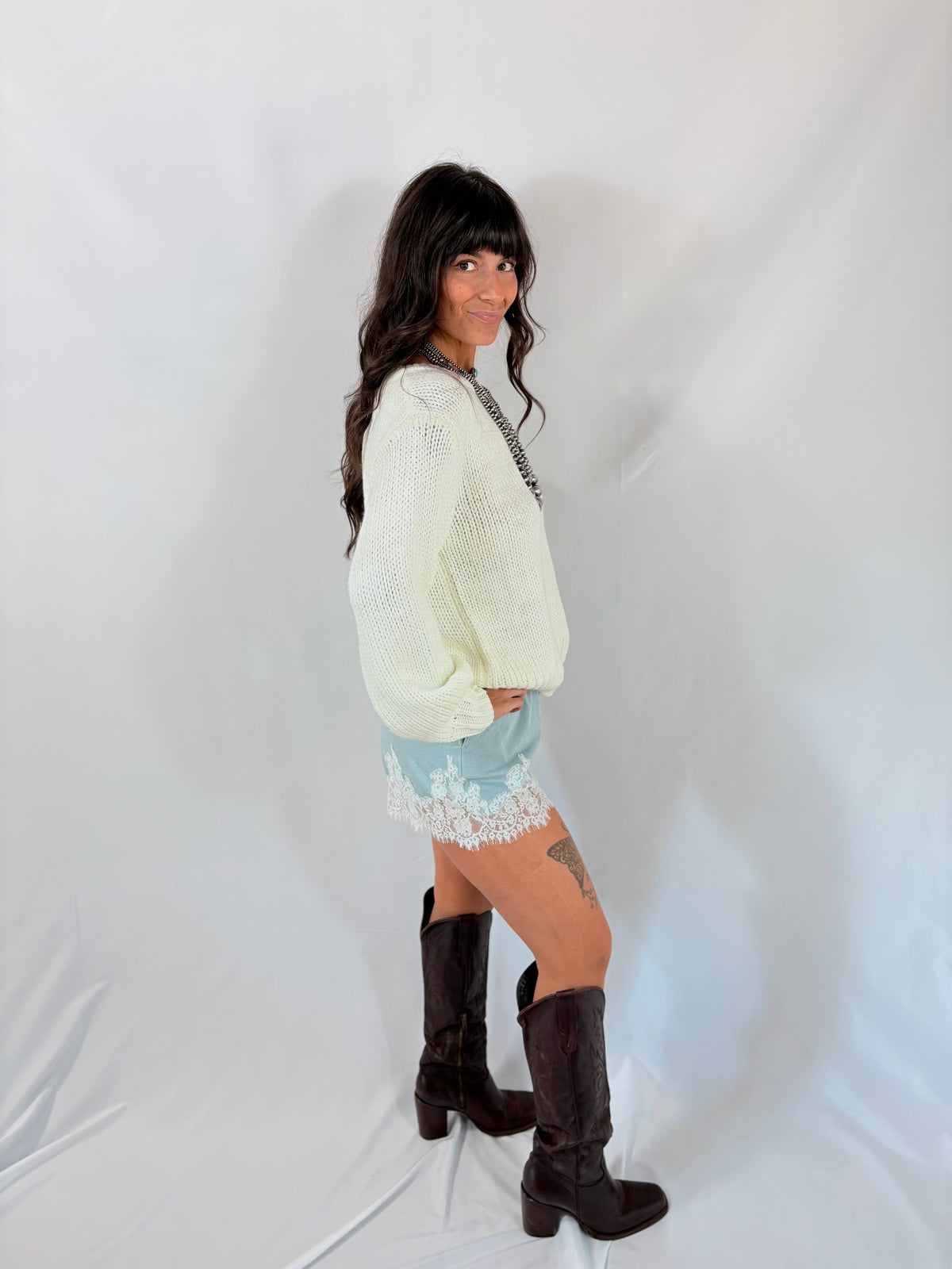 Lovely in Lace Shorts