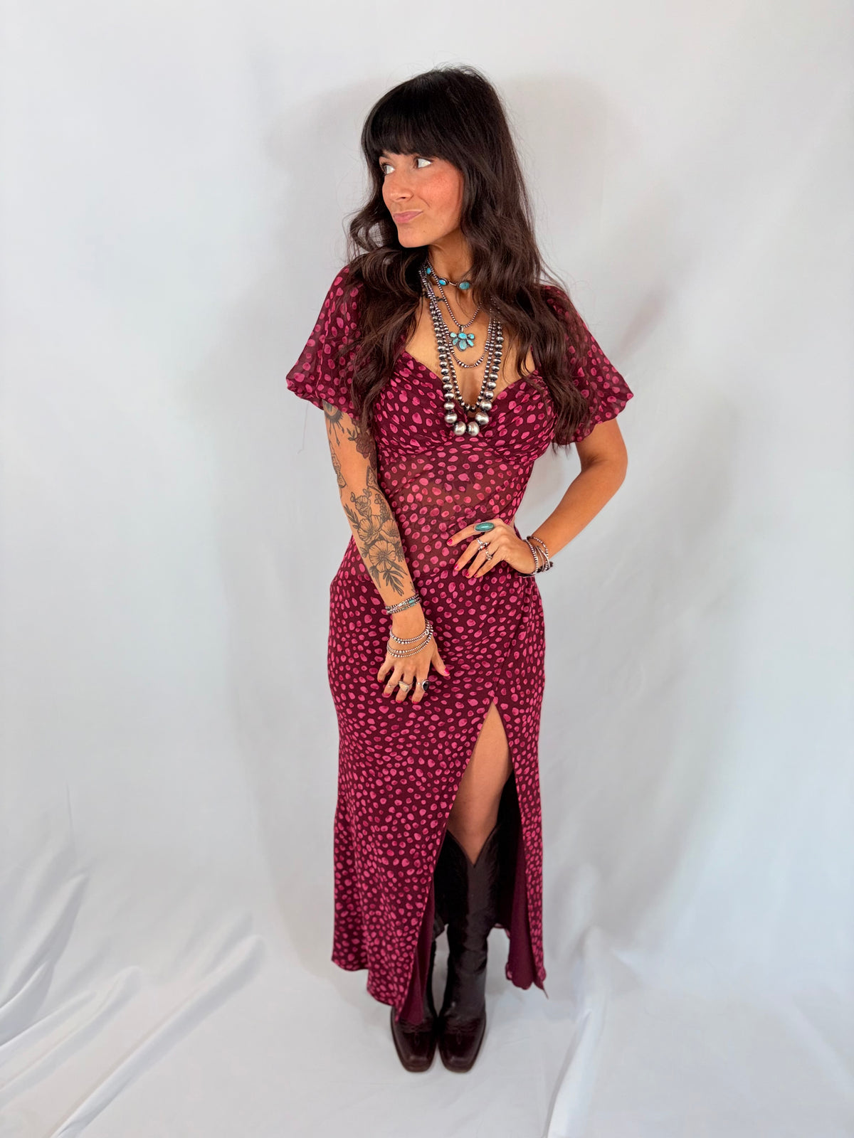 Desert Magenta Dress