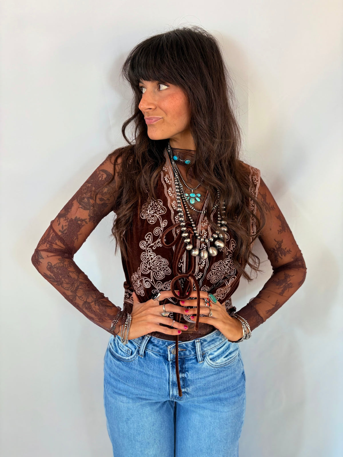 Brown Lace