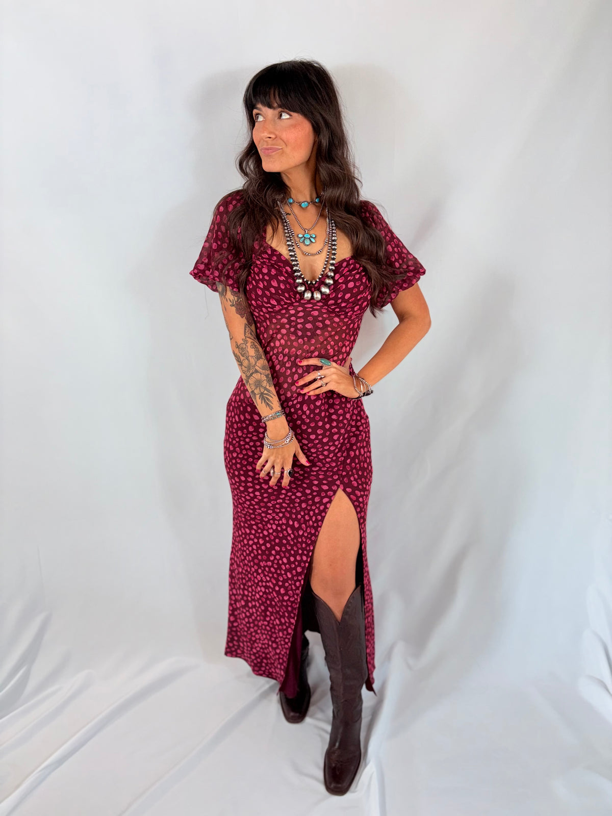 Desert Magenta Dress