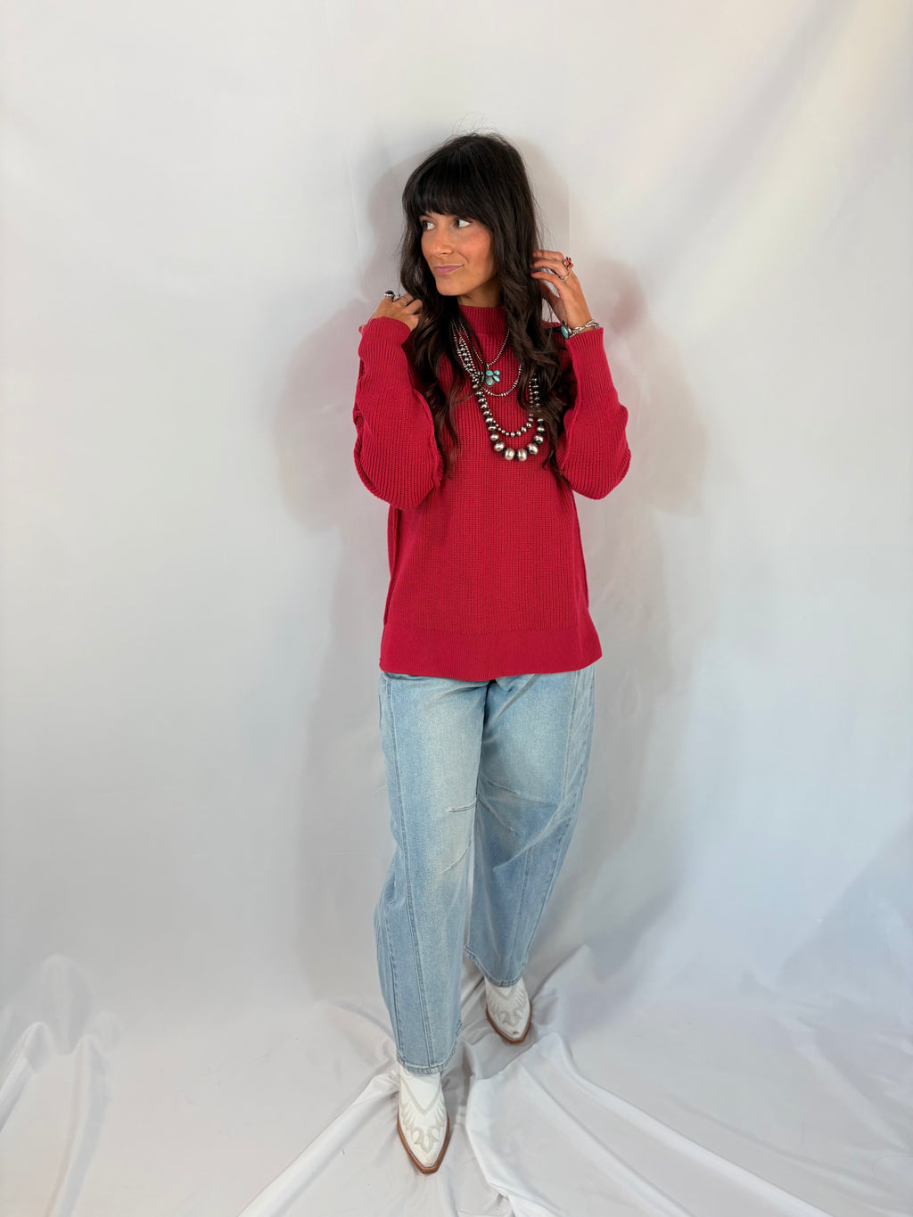 Red Hot Honey Sweater