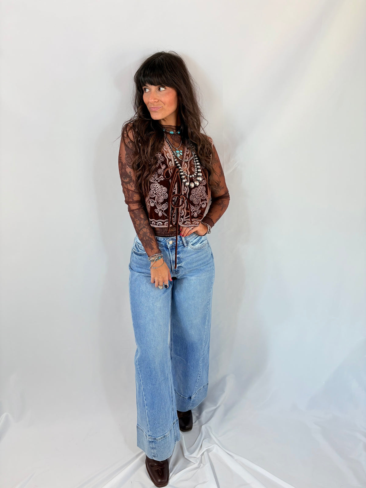 Rustlers and Romance Velvet Vest