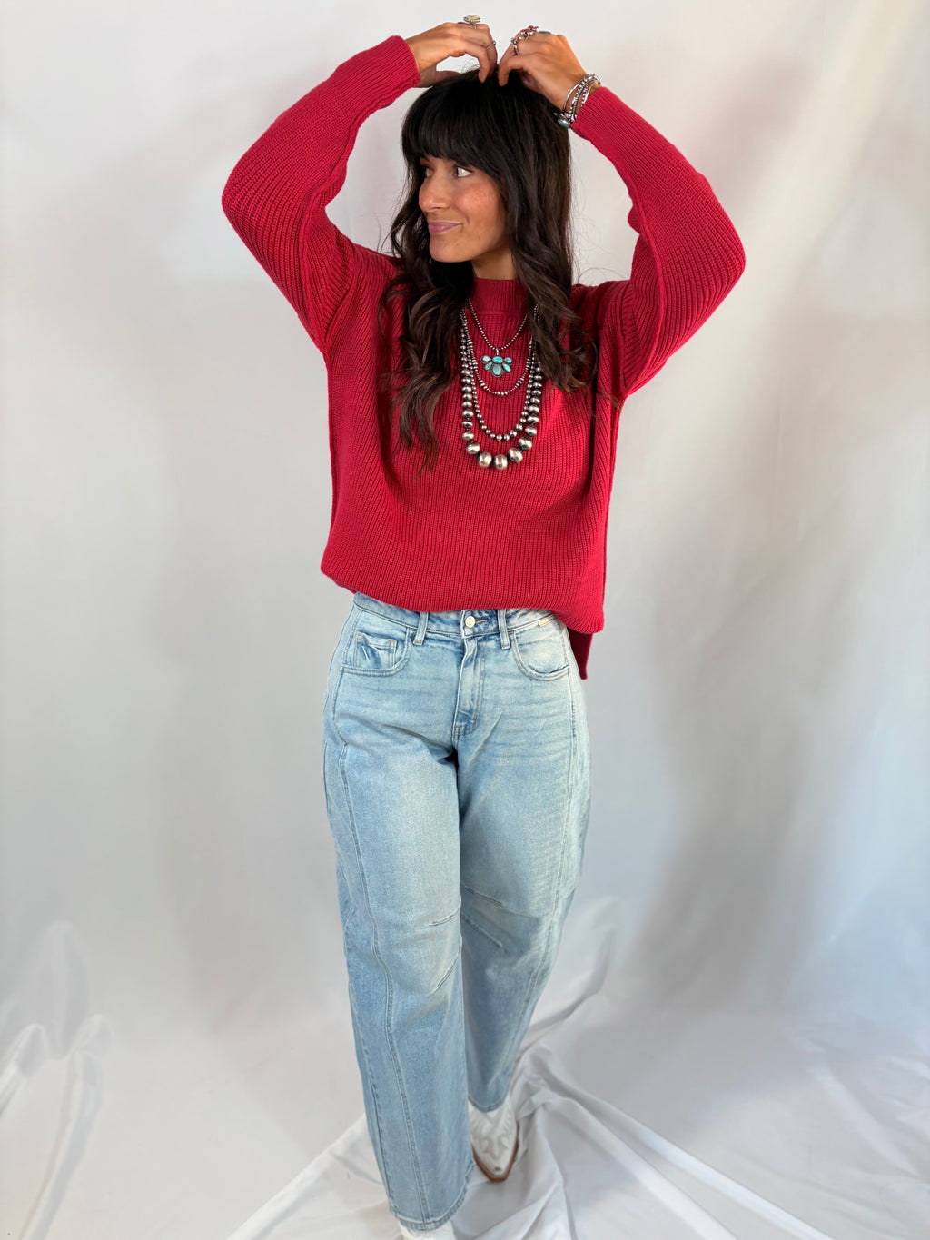 Red Hot Honey Sweater