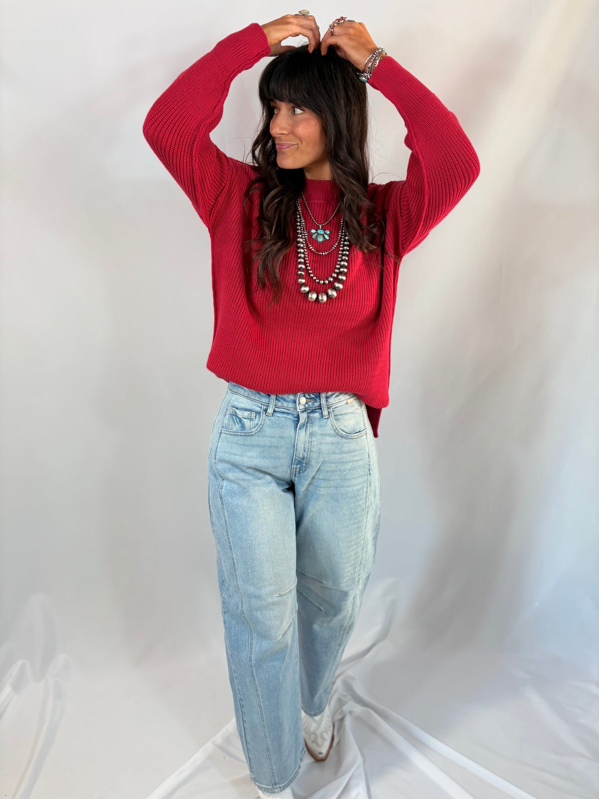Red Hot Honey Sweater