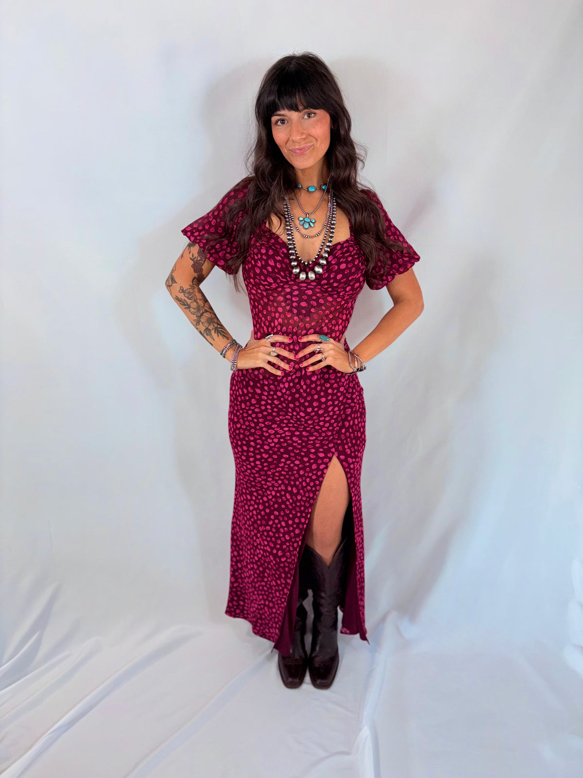 Desert Magenta Dress