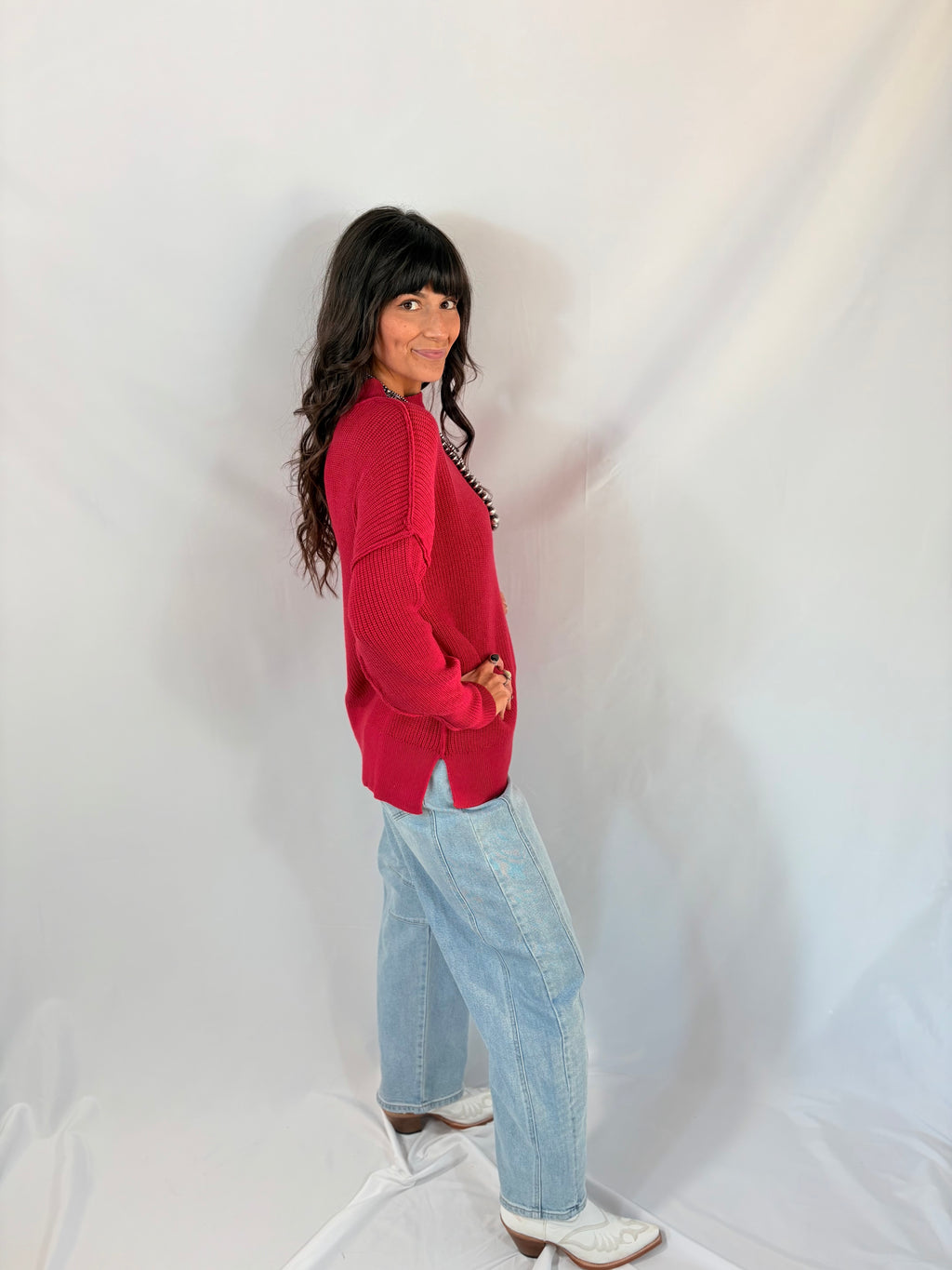 Red Hot Honey Sweater