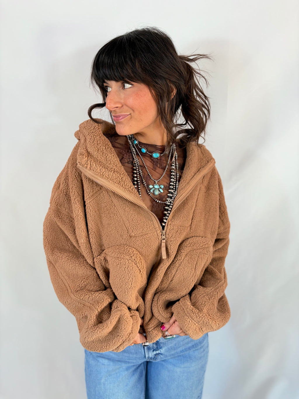 Snuggle Up Sherpa in Latte