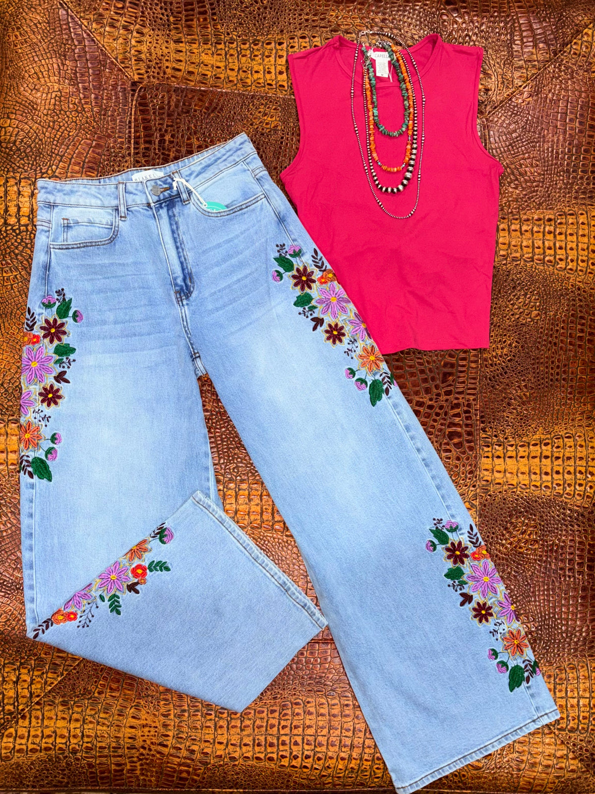 Evie Embroidered Jeans