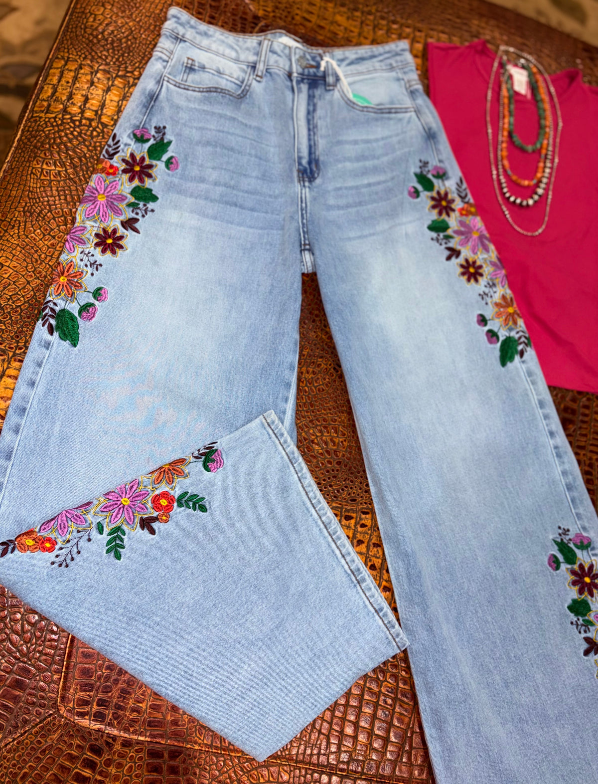 Evie Embroidered Jeans