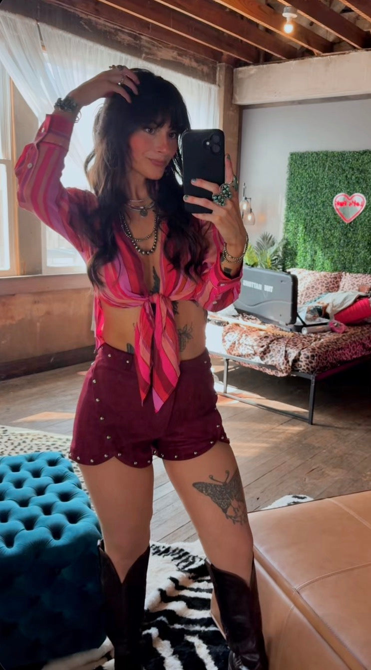 Fever Dream Suede Shorts