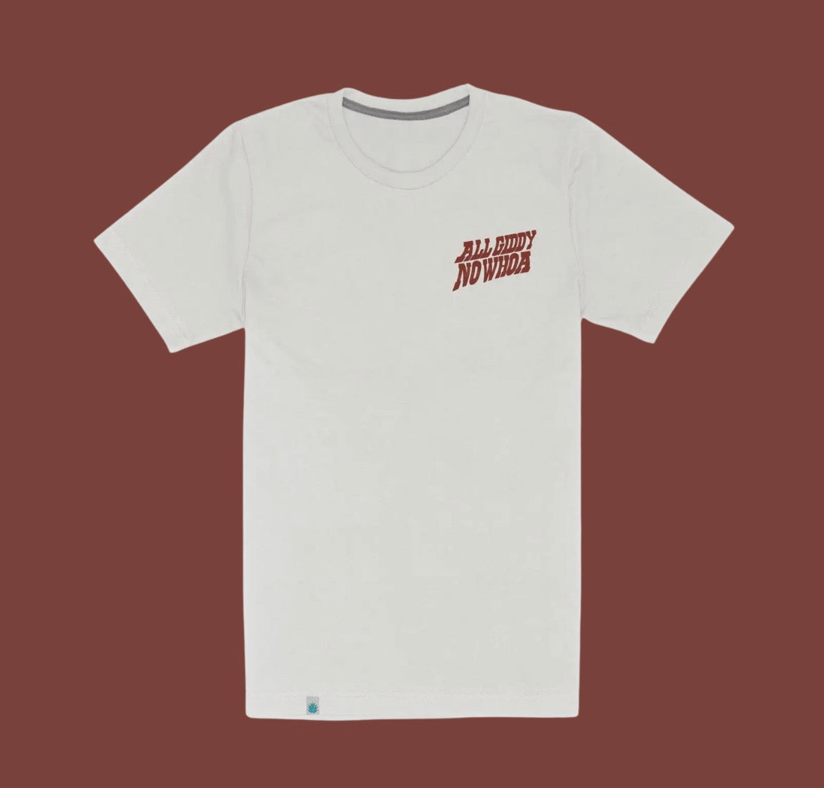 All Giddy No Whoa Tee in Vintage White