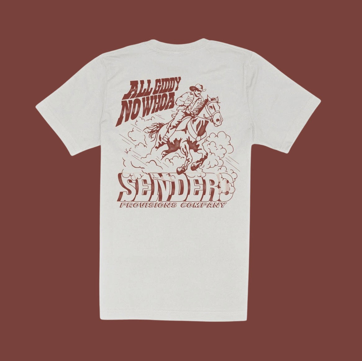 All Giddy No Whoa Tee in Vintage White