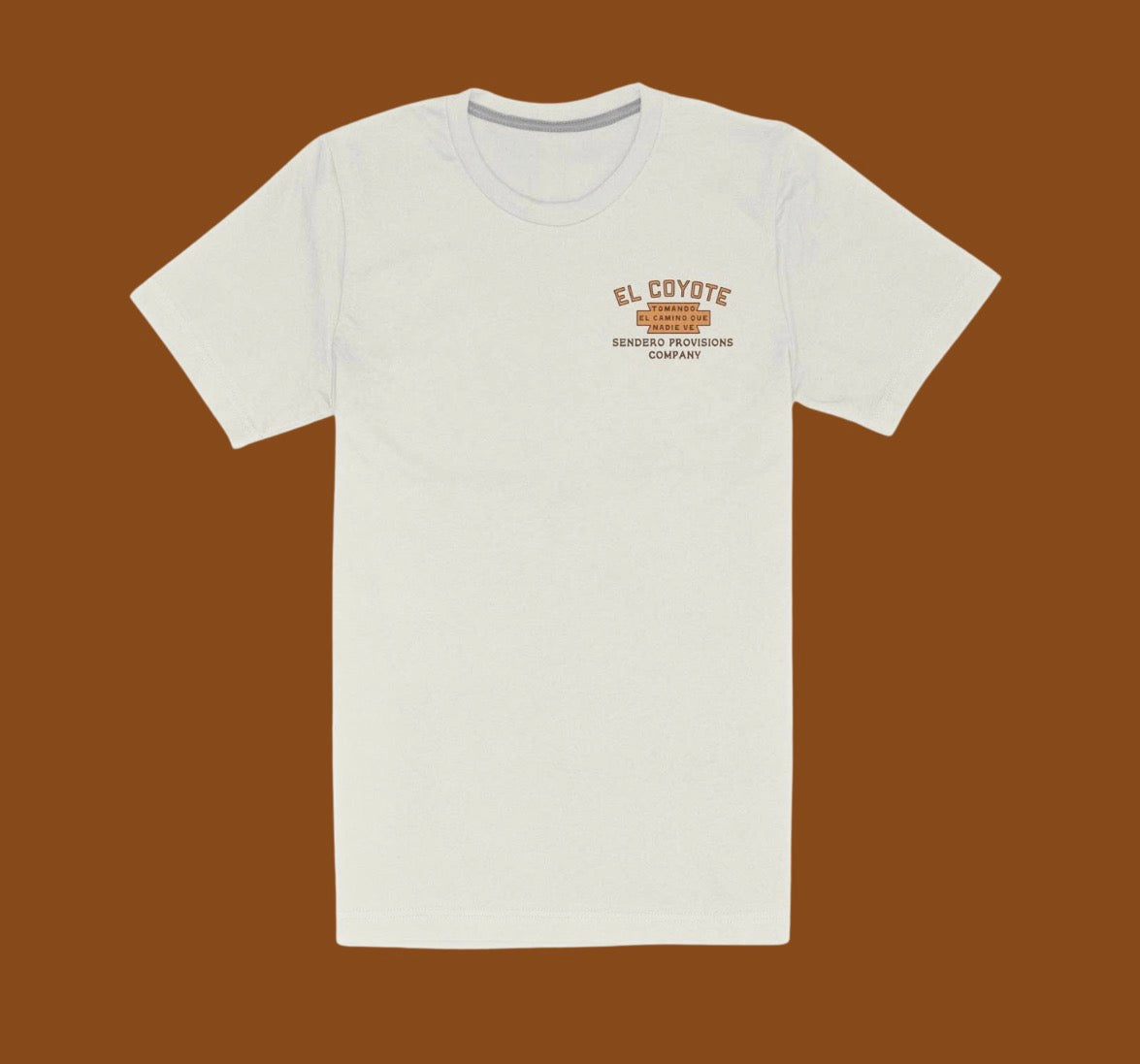 El Coyote Vintage White Tee