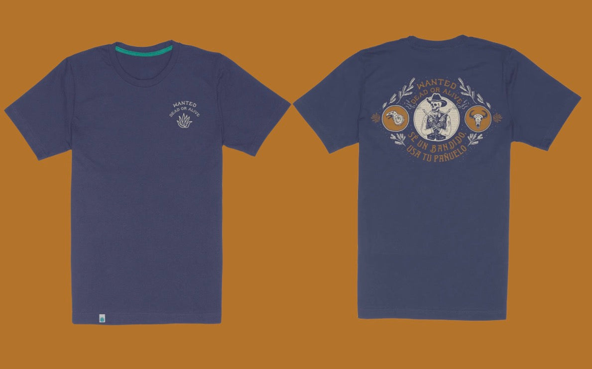 Dead Or Alive Tee in Navy