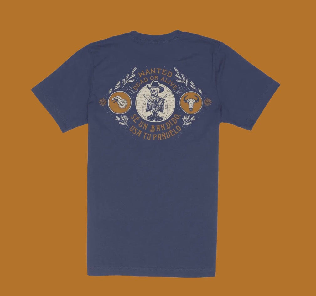 Dead Or Alive Tee in Navy