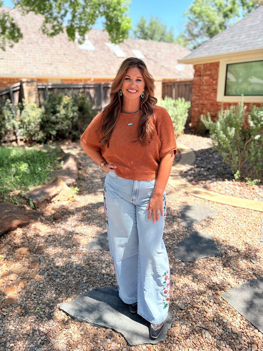 Evie Embroidered Jeans