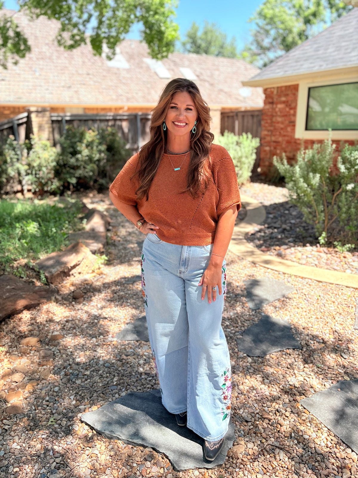 Evie Embroidered Jeans