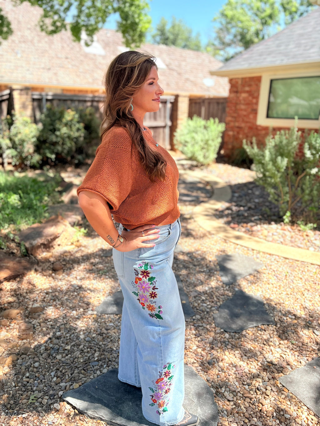 Evie Embroidered Jeans